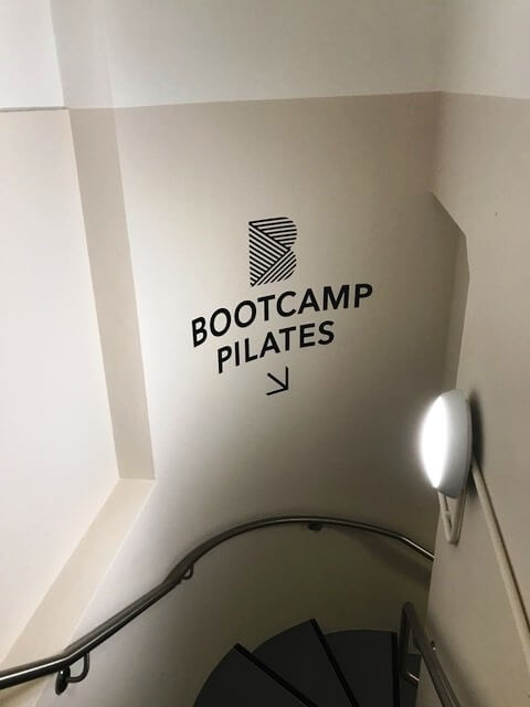 bootcamp pilates stairwell